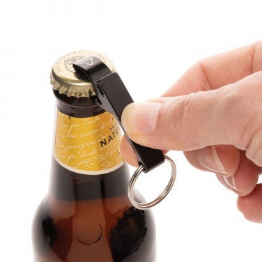 Logo trade corporate gift photo of: RCS recycled aluminum bottle and can opener
