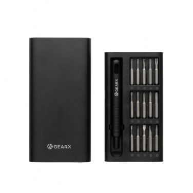 Logo trade promotional products picture of: Gear X 31 in 1 precision screwdriver set