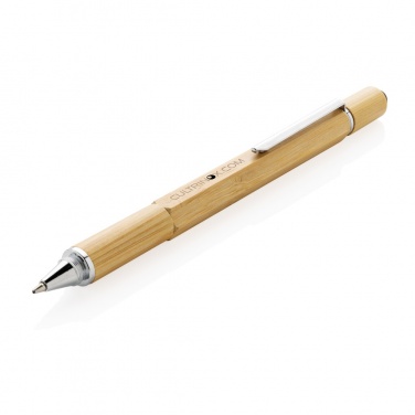 Logotrade promotional products photo of: Bamboo 5-in-1 toolpen