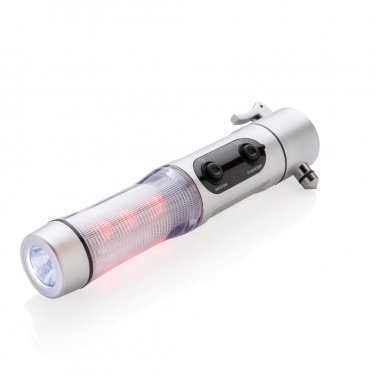 Logo trade promotional giveaways picture of: Emergency light with hammer