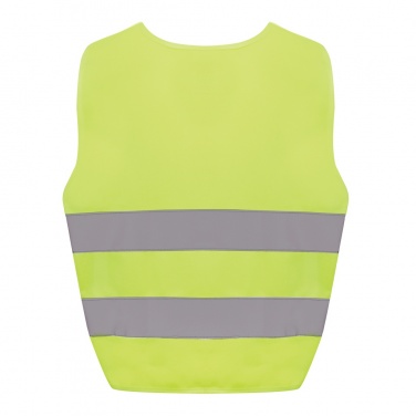 Logo trade advertising product photo of: GRS recycled PET high-visibility safety vest 3-6 years