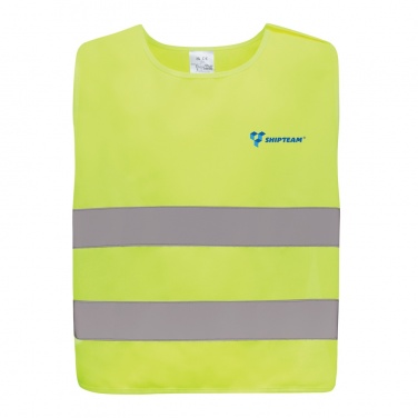 Logo trade advertising products picture of: GRS recycled PET high-visibility safety vest 7-12 years