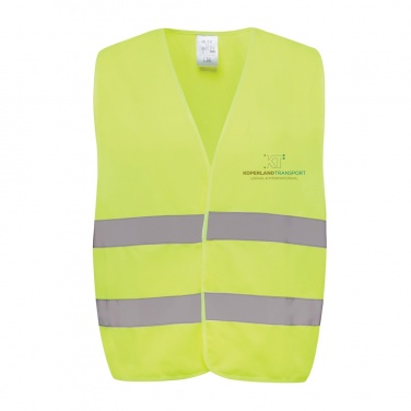 Logo trade promotional merchandise photo of: GRS recycled PET high-visibility safety vest