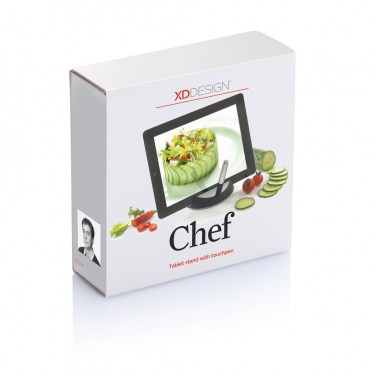 Logotrade promotional giveaway picture of: Chef tablet stand with touchpen