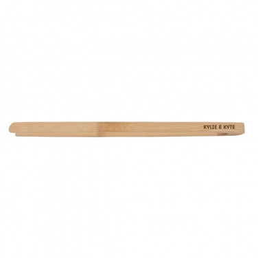 Logo trade promotional merchandise photo of: Ukiyo bamboo serving tongs