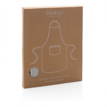 Logo trade promotional gift photo of: Ukiyo Aware™ 280gr rcotton deluxe apron
