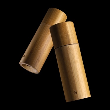 Logotrade advertising product image of: Ukiyo bamboo salt and pepper mill set