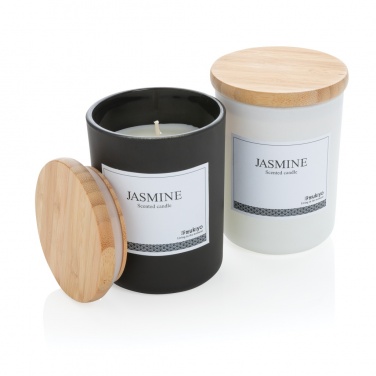Logotrade promotional gifts photo of: Ukiyo deluxe scented candle with bamboo lid