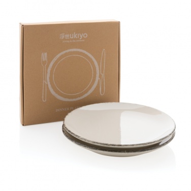Logo trade corporate gifts picture of: Ukiyo dinner plate set of 2