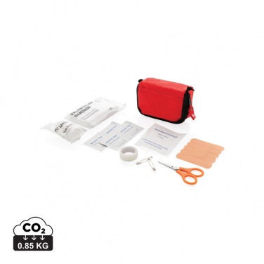 Logo trade promotional products image of: First aid set in pouch