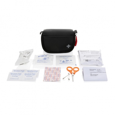 Logo trade promotional items picture of: RCS recycled nubuck PU pouch first aid set mailable