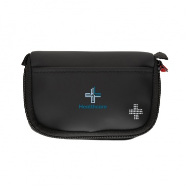 Logo trade promotional items picture of: RCS recycled nubuck PU pouch first aid set mailable
