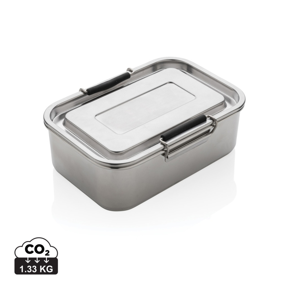 Logotrade promotional merchandise picture of: RCS Recycled stainless steel leakproof lunch box