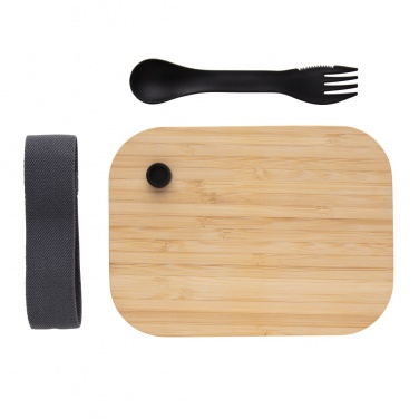 Logotrade advertising products photo of: Glass lunchbox with bamboo lid