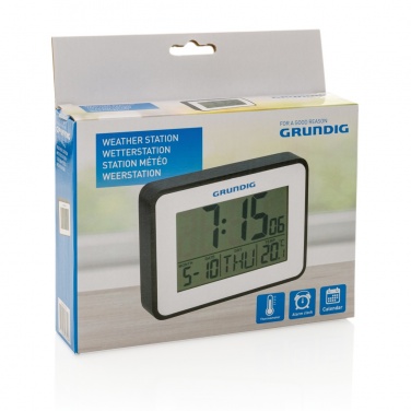Logotrade promotional gift image of: Grundig weatherstation alarm and calendar
