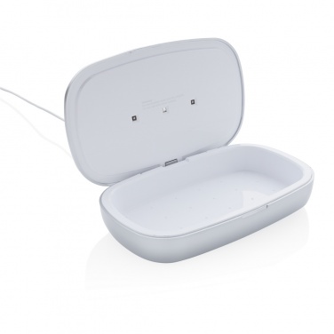 Logotrade promotional item image of: Rena UV-C steriliser box with 5W wireless charger