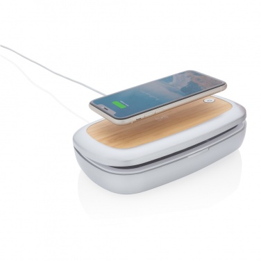 Logo trade promotional giveaways picture of: Rena UV-C steriliser box with 5W wireless charger