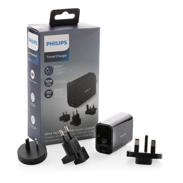 Logotrade promotional item image of: Philips ultra fast PD travel charger
