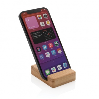 Logotrade business gifts photo of: Bamboo phone stand XD