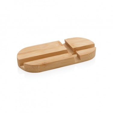 Logotrade corporate gift picture of: Bamboo tablet and phone holder