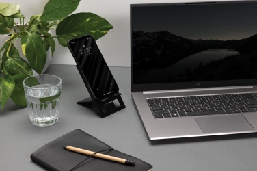 Logo trade promotional gifts picture of: SnapStand RCS recycled plastic foldable phone stand