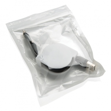 Logo trade promotional giveaways image of: 3-in-1 retractable cable