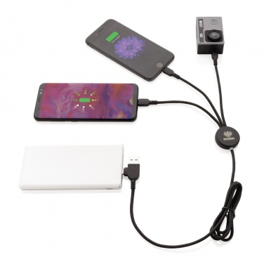 Logo trade promotional items picture of: Light up logo 6-in-1 cable