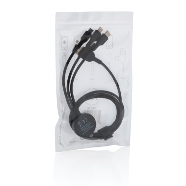 Logo trade promotional merchandise photo of: Light up logo 6-in-1 cable