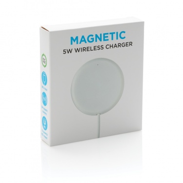 Logo trade advertising products image of: 5W magnetic wireless charger