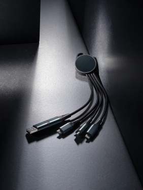 Logo trade promotional product photo of: Terra RCS recycled aluminium 6-in-1 charging cable