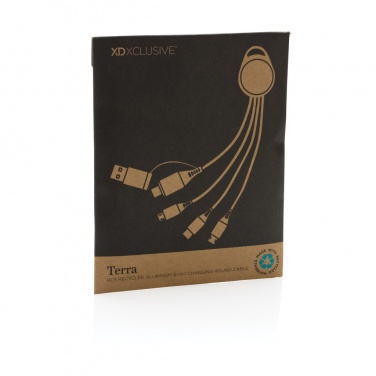 Logotrade promotional giveaways photo of: Terra RCS recycled aluminium 6-in-1 charging cable