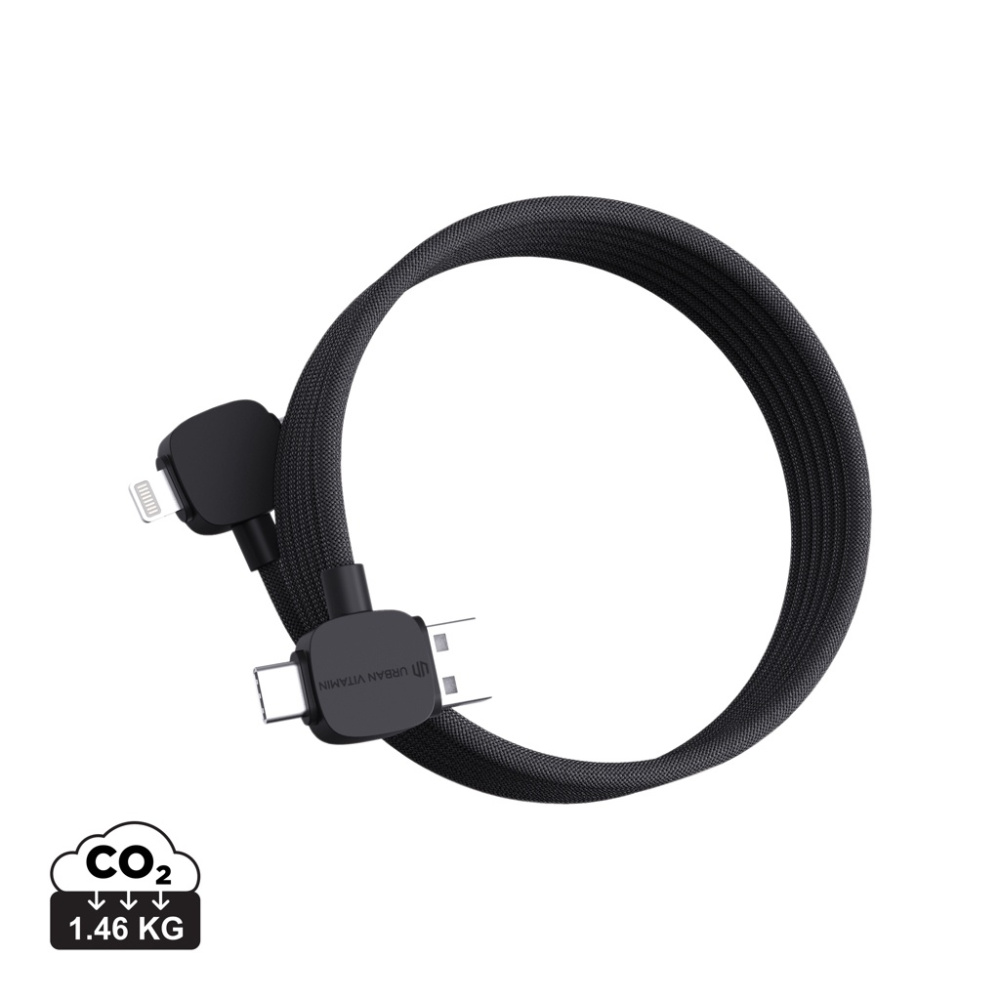 Logotrade promotional products photo of: Urban Vitamin Stockton 65W RCS RTPE/RPET magnetic cable