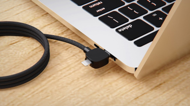 Logo trade advertising products picture of: Urban Vitamin Stockton 65W RCS RTPE/RPET magnetic cable