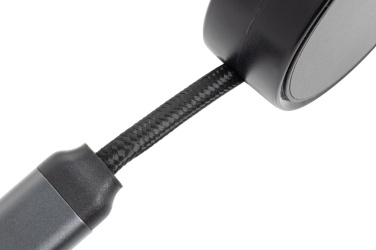 Logo trade promotional merchandise picture of: Terra RCS recycled aluminium retractable 6 in 1 cable