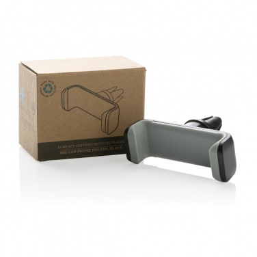 Logo trade promotional products image of: Acar RCS recycled plastic 360 degree car phone holder