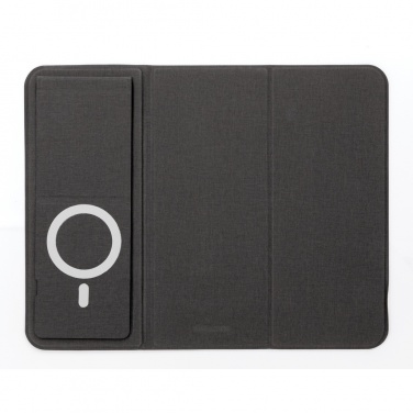 Logo trade promotional giveaways image of: Artic Magnetic 10W wireless charging phonestand