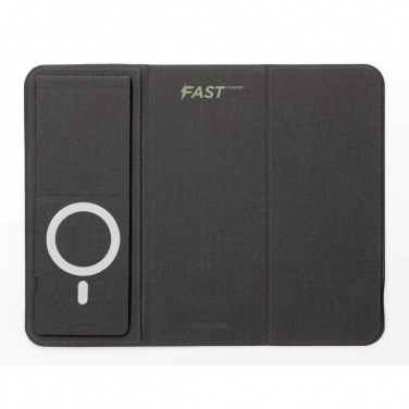 Logo trade promotional gifts picture of: Artic Magnetic 10W wireless charging phonestand