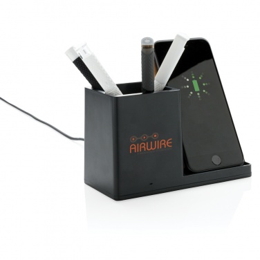 Logo trade promotional products image of: Ontario RCS recycled plastic 10W wireless charger