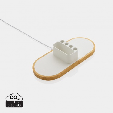 Logo trade promotional products image of: Ontario RCS rplastic 10W dual wireless