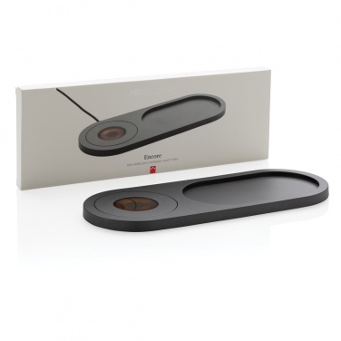 Logotrade corporate gift picture of: Encore 10W wireless charging valet tray