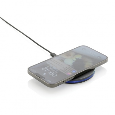 Logotrade promotional item picture of: Terra RCS recycled aluminium 10W wireless charger