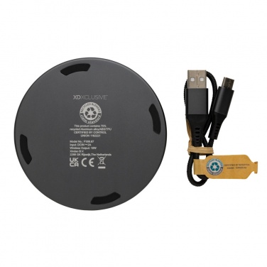 Logotrade advertising products photo of: Terra RCS recycled aluminium 10W wireless charger