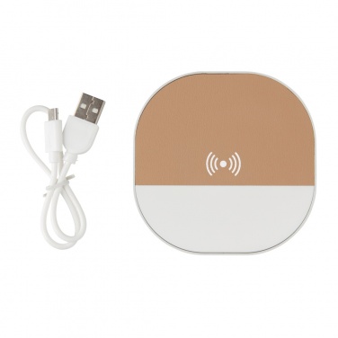Logo trade corporate gift photo of: Aria 5W Wireless Charging Digital Clock