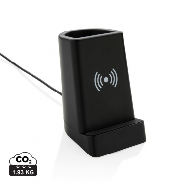 Logotrade business gifts photo of: Light up logo 5W wireless charging pen holder