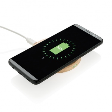 Logotrade corporate gift image of: 5W wood wireless charger