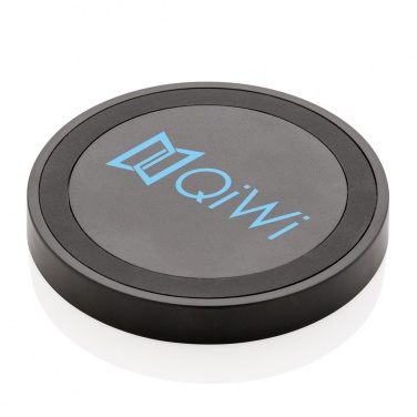 Logo trade promotional giveaways picture of: 5W wireless charging pad round