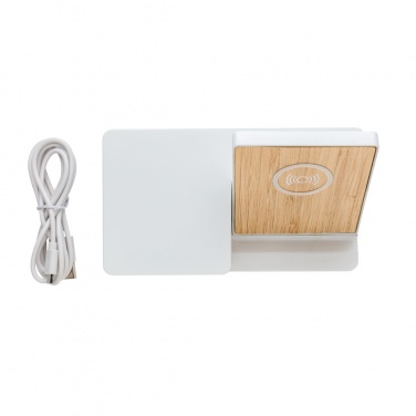 Logo trade promotional products image of: Ontario 5W wireless charger with speaker