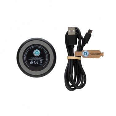 Logotrade promotional item image of: Magnapad 15W RCS rplastic magnetic 3 in 1 charging pad