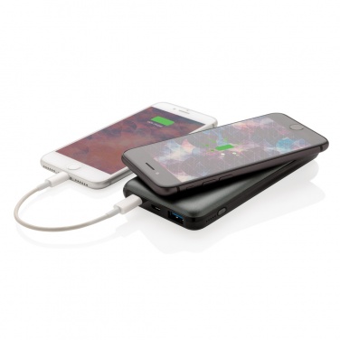 Logo trade promotional items image of: 10.000 mAh Fast Charging 10W Wireless Powerbank with PD