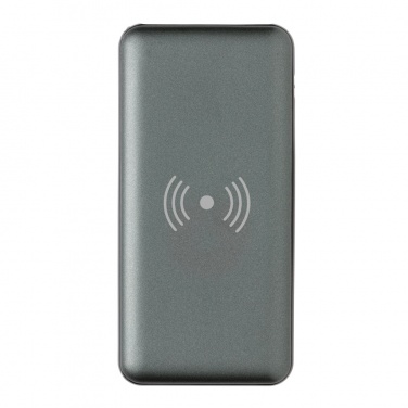 Logo trade business gifts image of: 10.000 mAh Fast Charging 10W Wireless Powerbank with PD